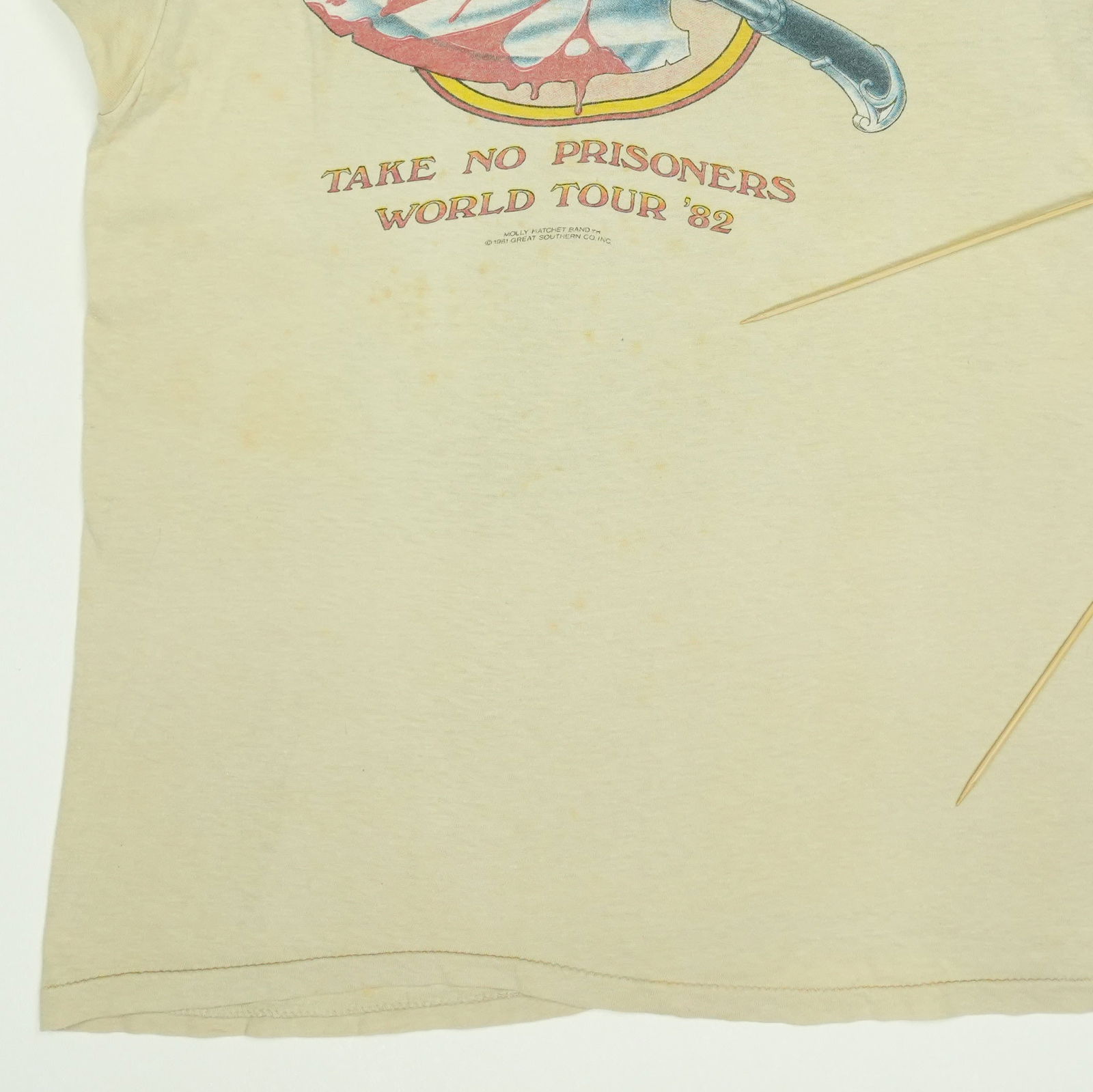 Shirt 1982 Molly Hatchet Take No Prisoners Tour - 9