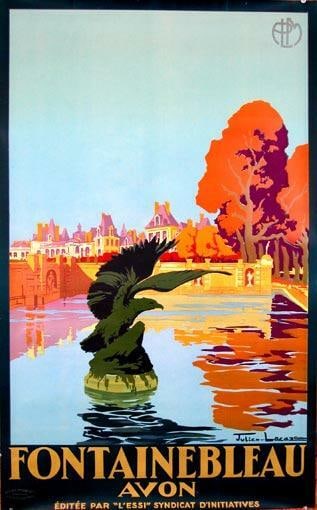 Plm Fontainebleau Avon Julien Lacaze 1930 French Railways - 2