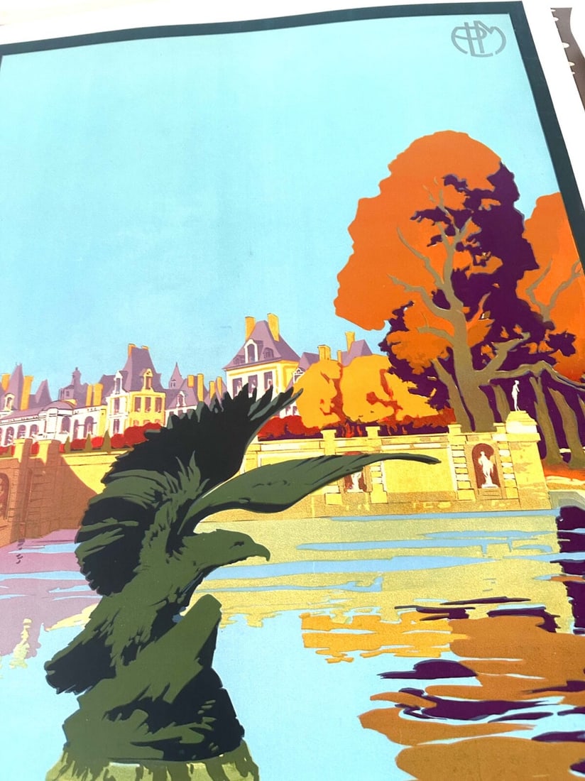 Plm Fontainebleau Avon Julien Lacaze 1930 French Railways - 3