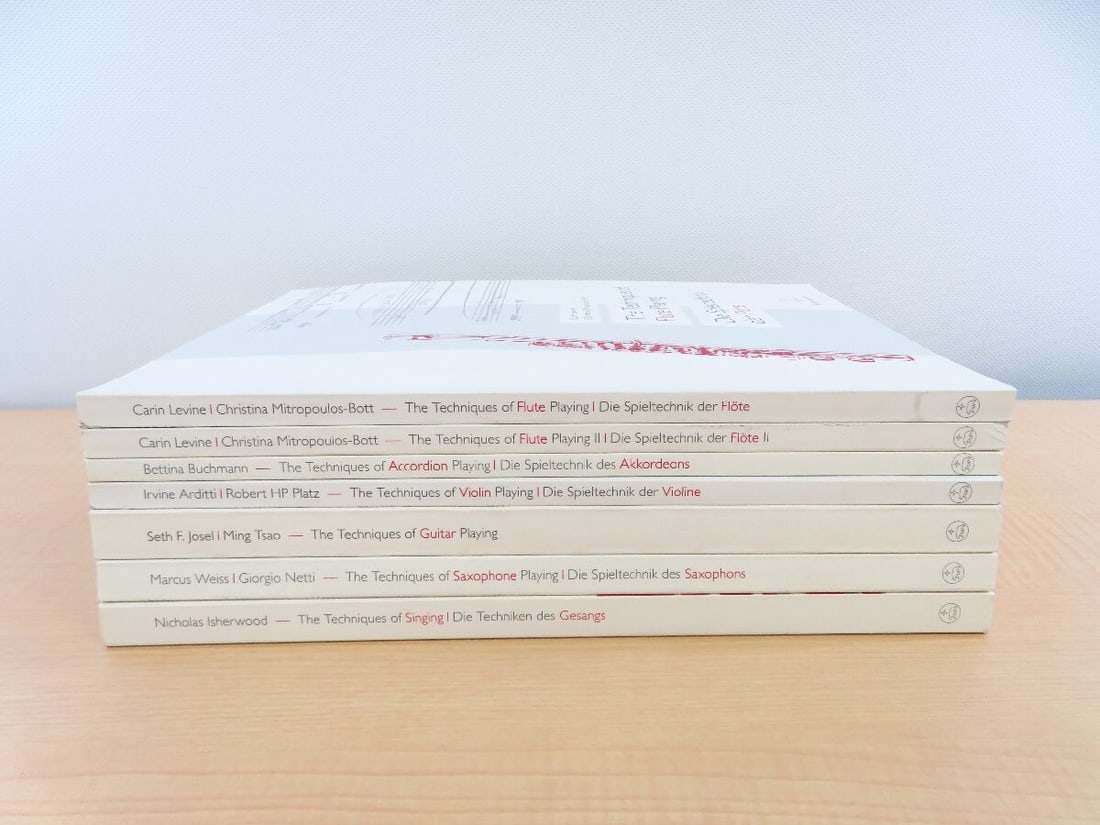 7 Volumes, 1st with DVD - Barenreiter Instrument Performance Technique Books Set - 2