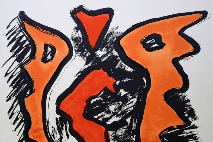 E.D. Man Ray "Modern Myth" Lithograph Edition Signed Framed Limited Edition - 5