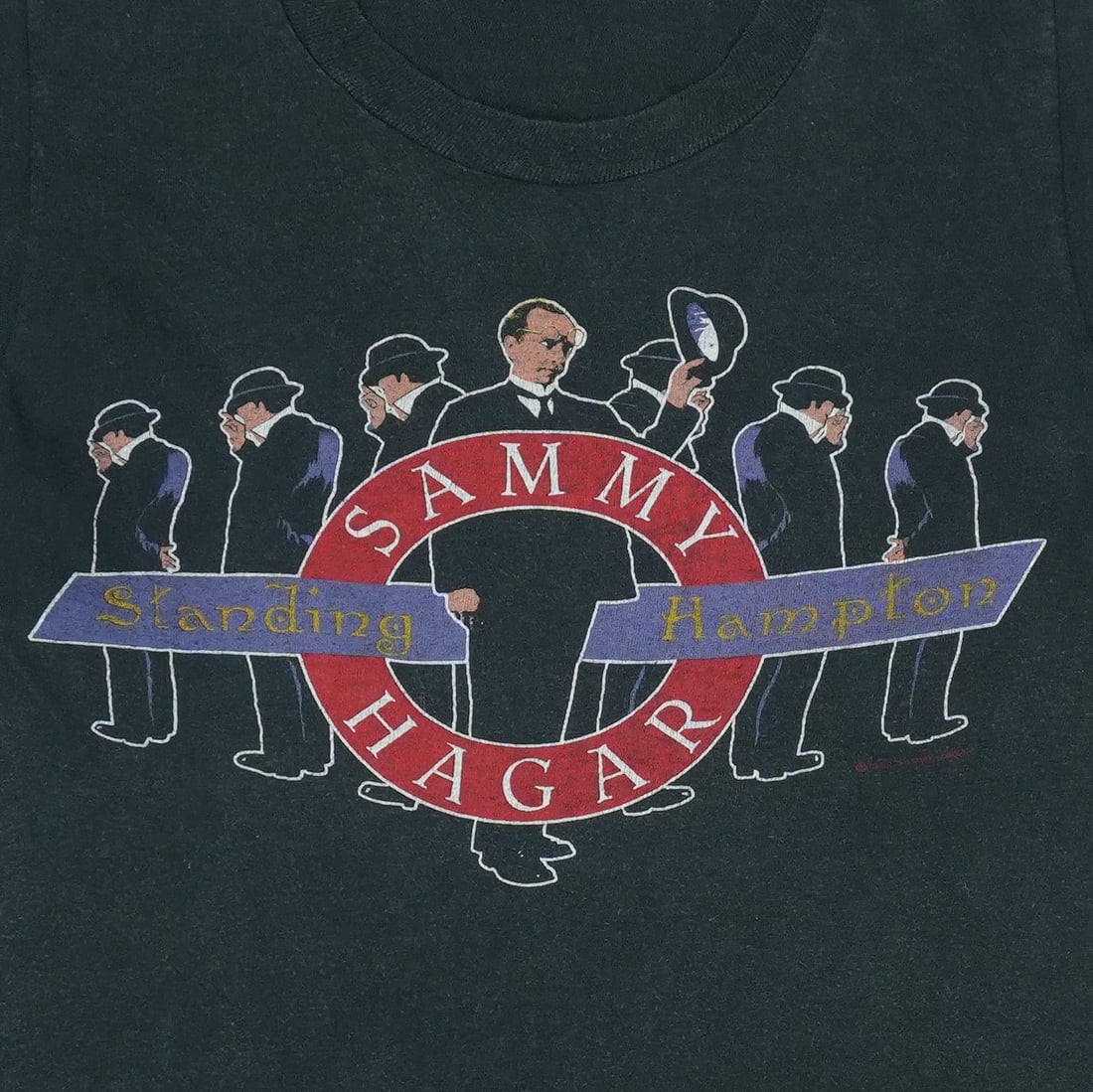 Shirt 1982 Sammy Hagar Standing Hampton Tour - 3