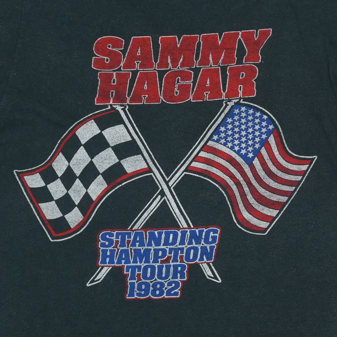 Shirt 1982 Sammy Hagar Standing Hampton Tour - 4