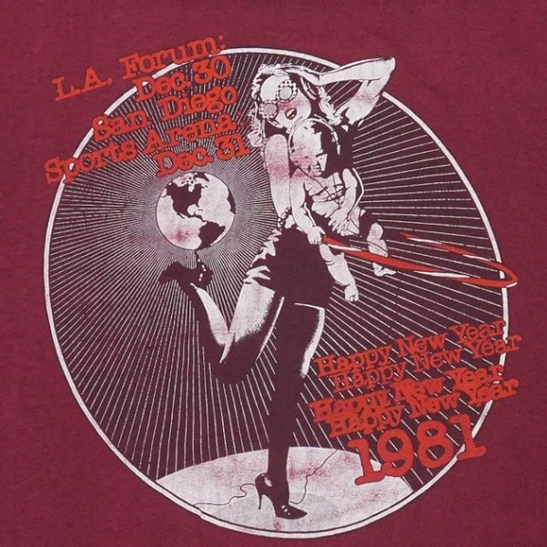 Shirt 1981 Cheap Trick Happy New Year Concert - 7