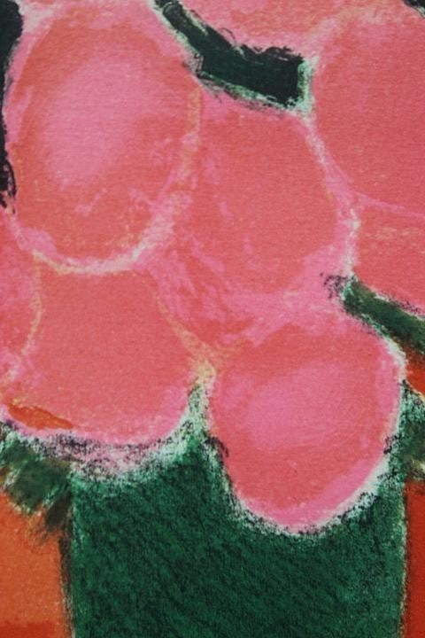 Limited Ed 100 - Bernard Cathelin "Roses and Red Pepper" Hand-Signed Lithograph - 3