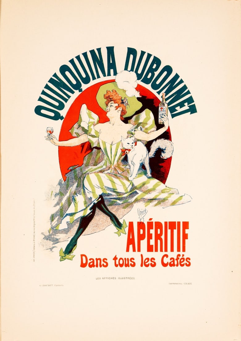 Original Quinquina Dubonnet Jules Cheret For Affiches Illustrees 1896 - 3