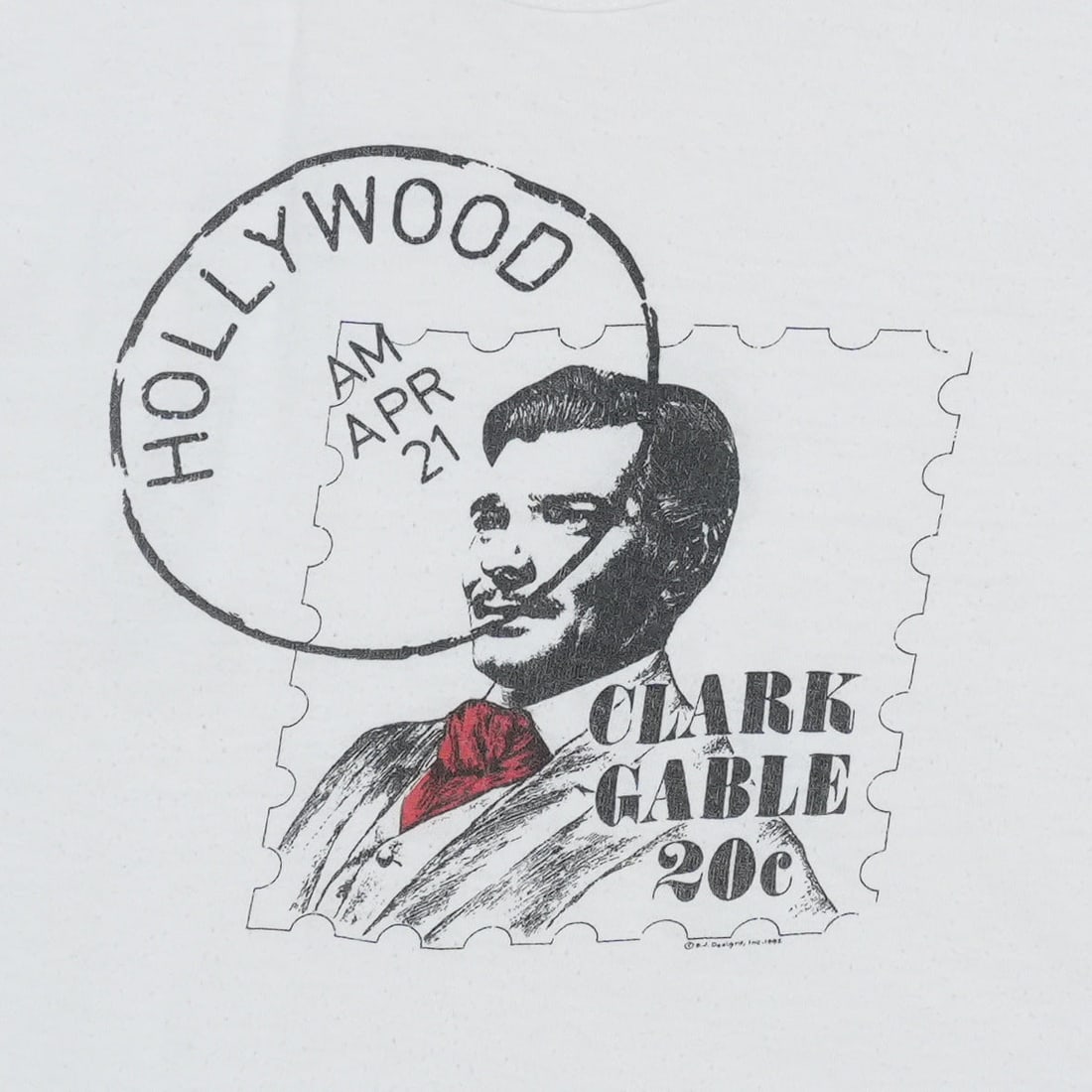 Shirt 1982 Clark Gable Stamp - 3