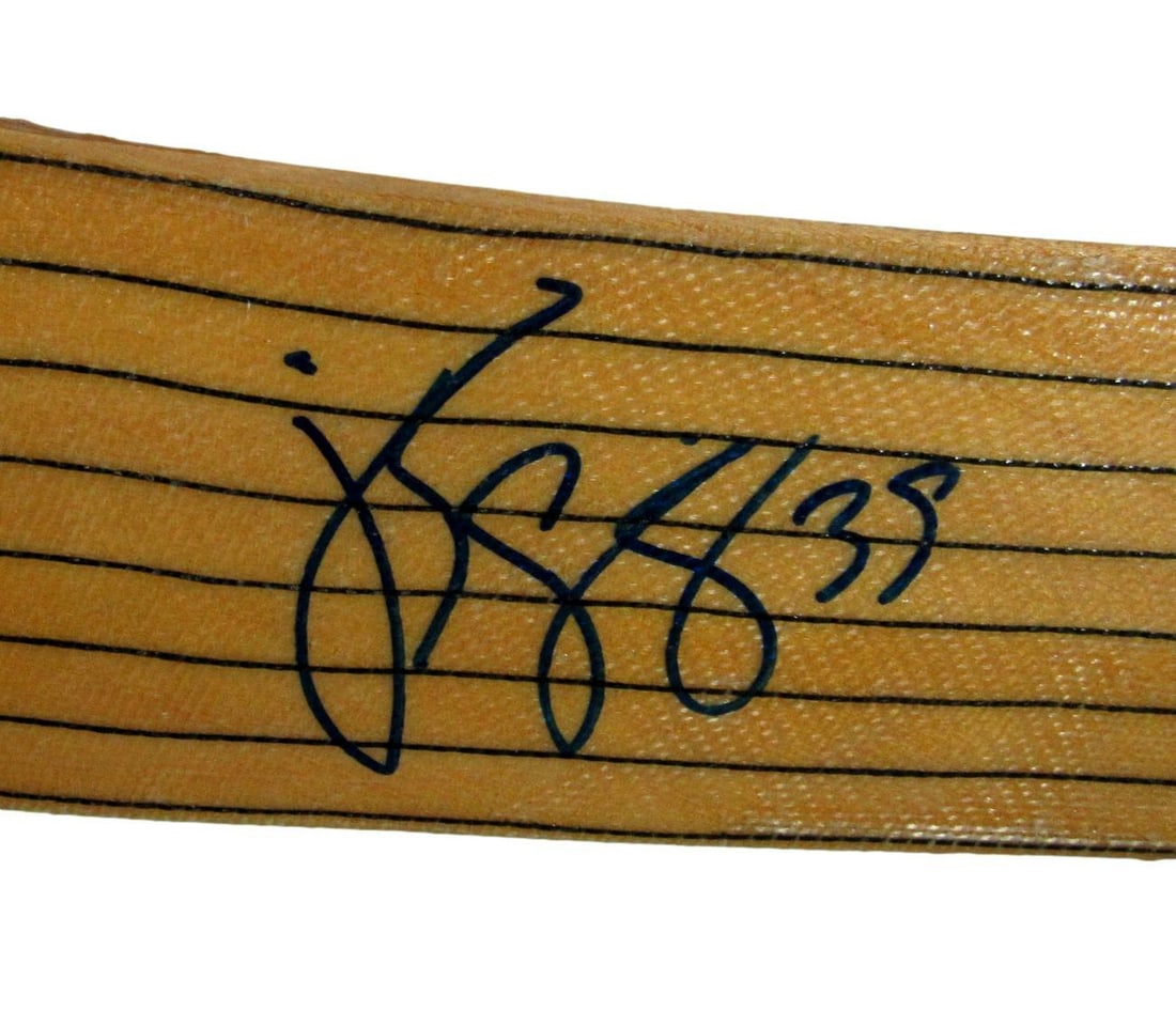 157350 Jean-Sebastien Giguere Avalanche Penguins Signed KOHO Hockey Stick JSA - 2