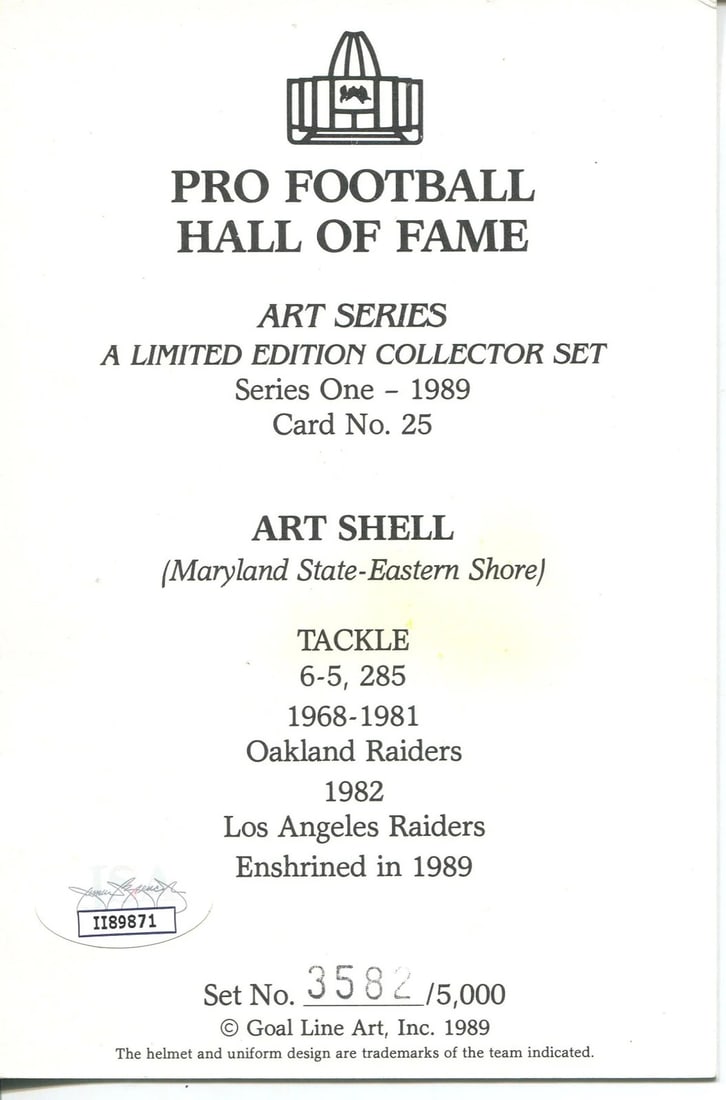 (JSA) Art Shell 1st Day Cover Envelope - 2
