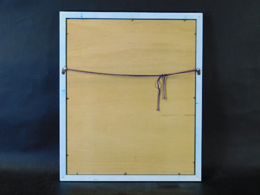 Framed Victor Spahn Lithograph Sailing Boat Americas Cup Signed Numbered 40/ 200 - 9