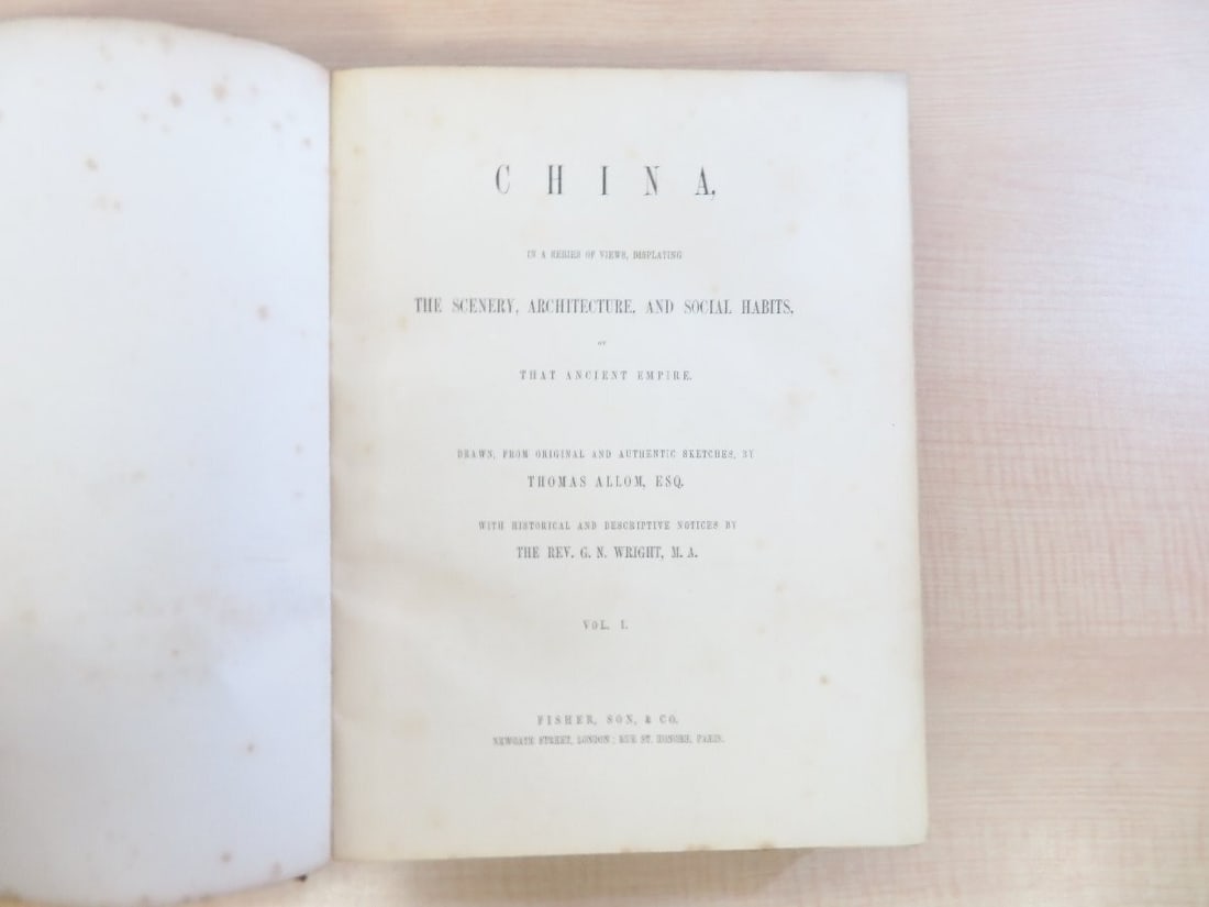 Views China Thomas Allom 1843 First Edition Complete 124 Plates Architecture - 3