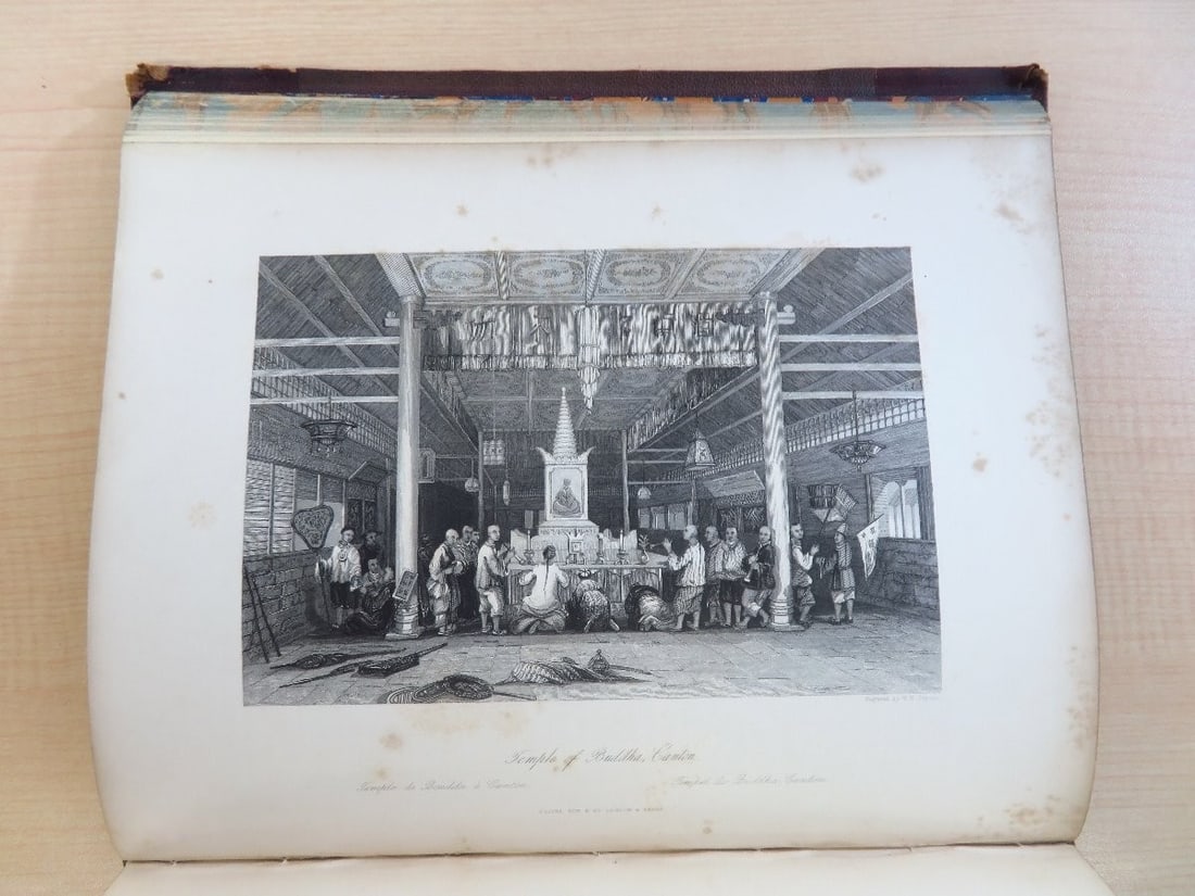 Views China Thomas Allom 1843 First Edition Complete 124 Plates Architecture - 5