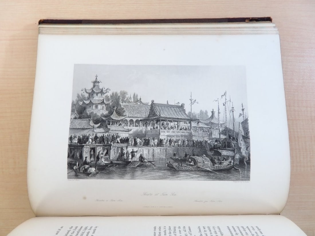 Views China Thomas Allom 1843 First Edition Complete 124 Plates Architecture - 7