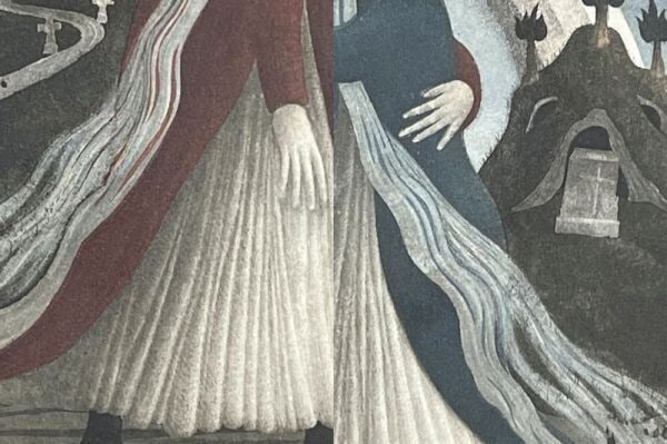 "Maria" Steiner Ernst (Swiss) Original Etching Print Signed Numbered Framed - 5