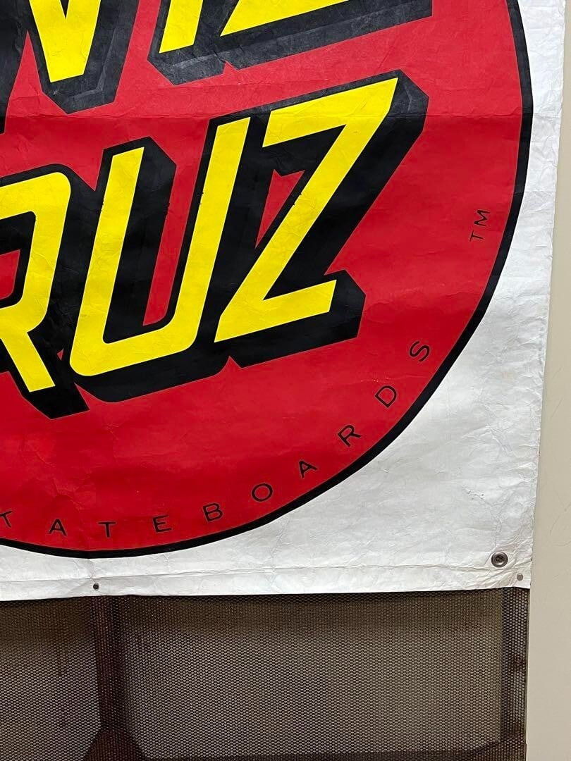 item 80s SANTA CRUZ vintage banner 90 x 90cm used - 3