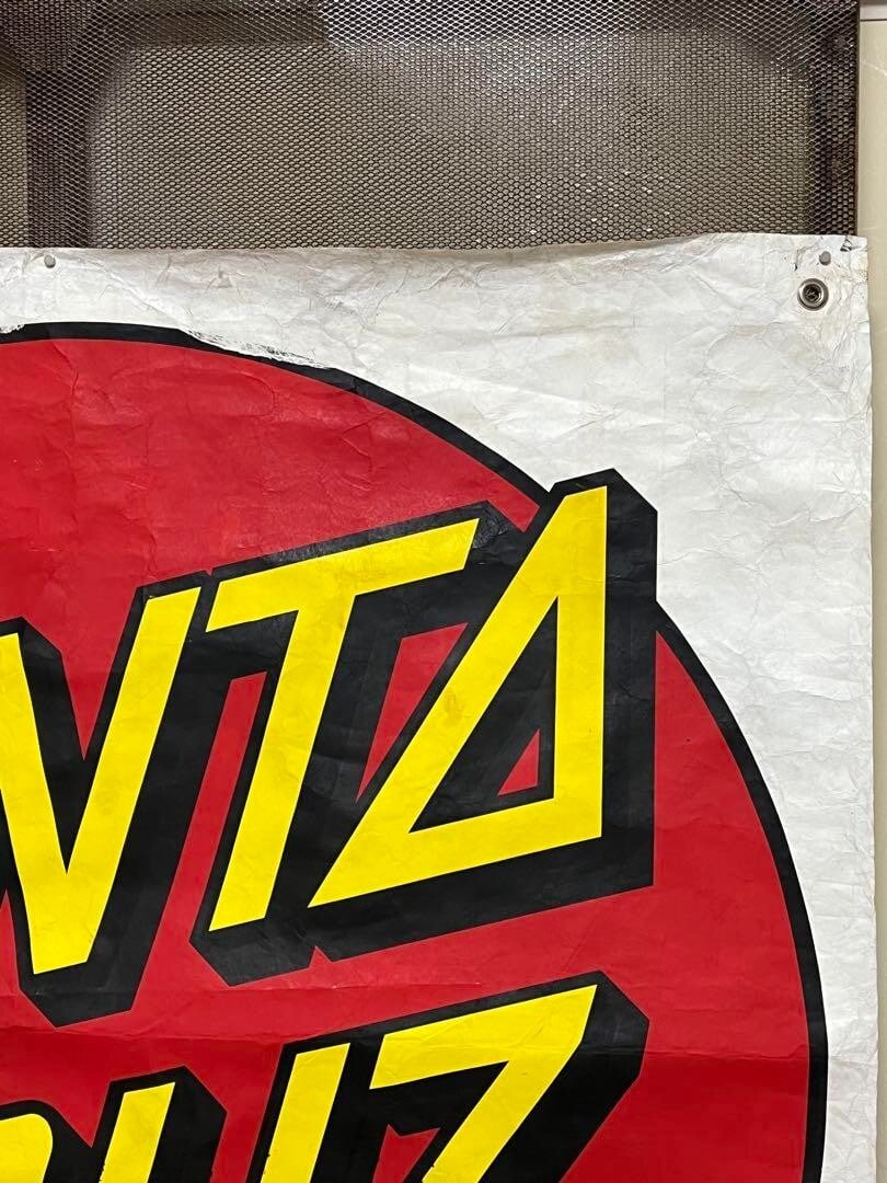 item 80s SANTA CRUZ vintage banner 90 x 90cm used - 4