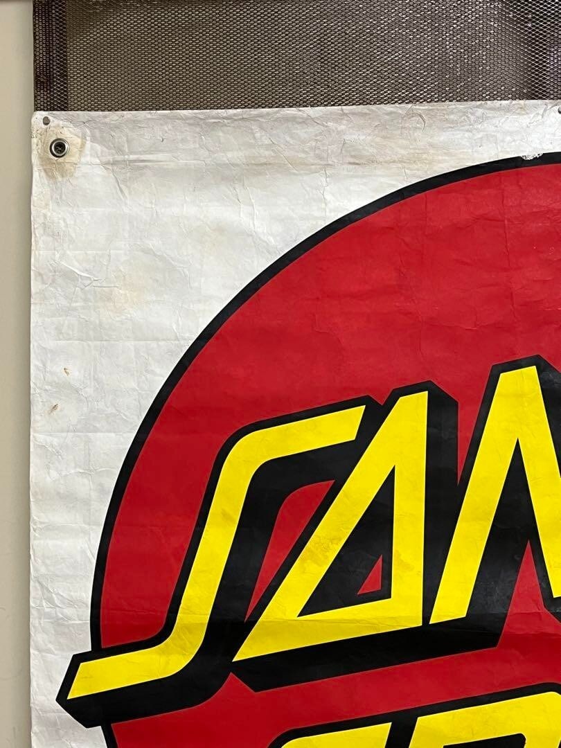 item 80s SANTA CRUZ vintage banner 90 x 90cm used - 5