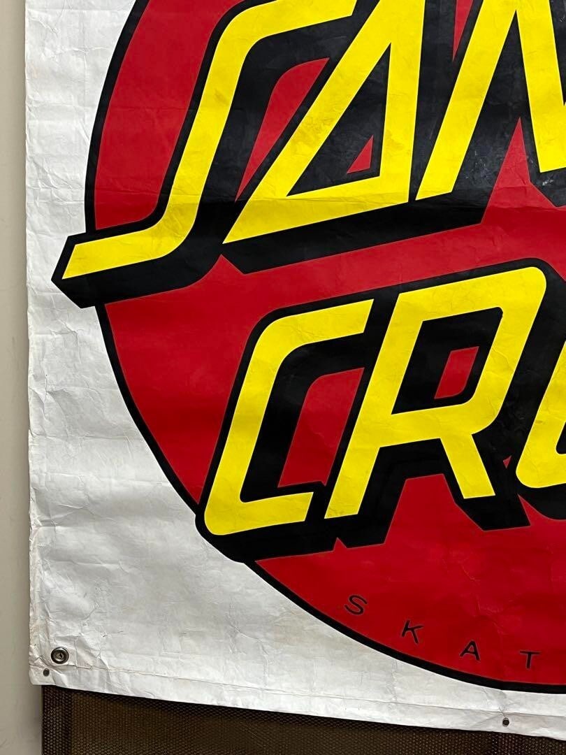 item 80s SANTA CRUZ vintage banner 90 x 90cm used - 6