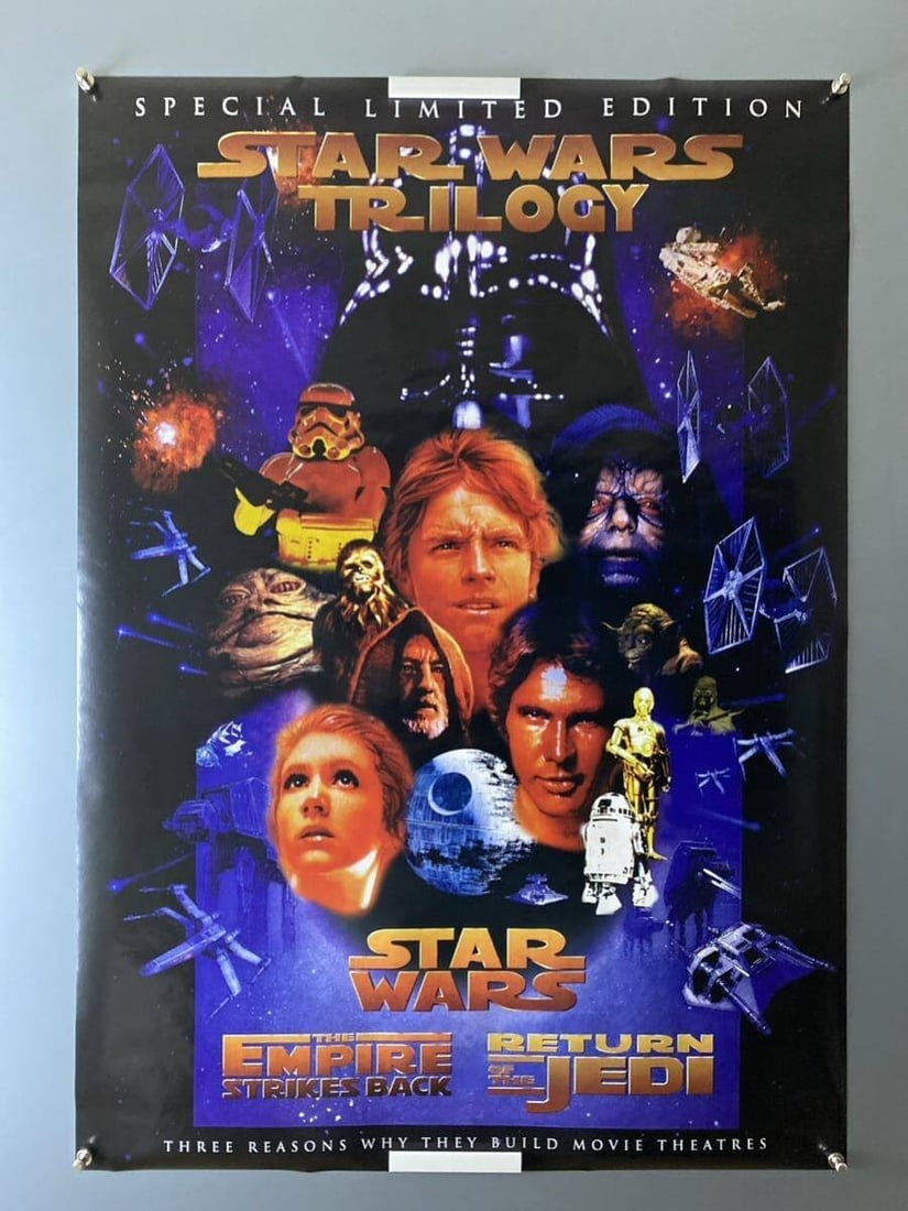 in Star Wars Trilogy Special Limited Edition Poster George Lucas 84x59 cm/ 33x23 - 2