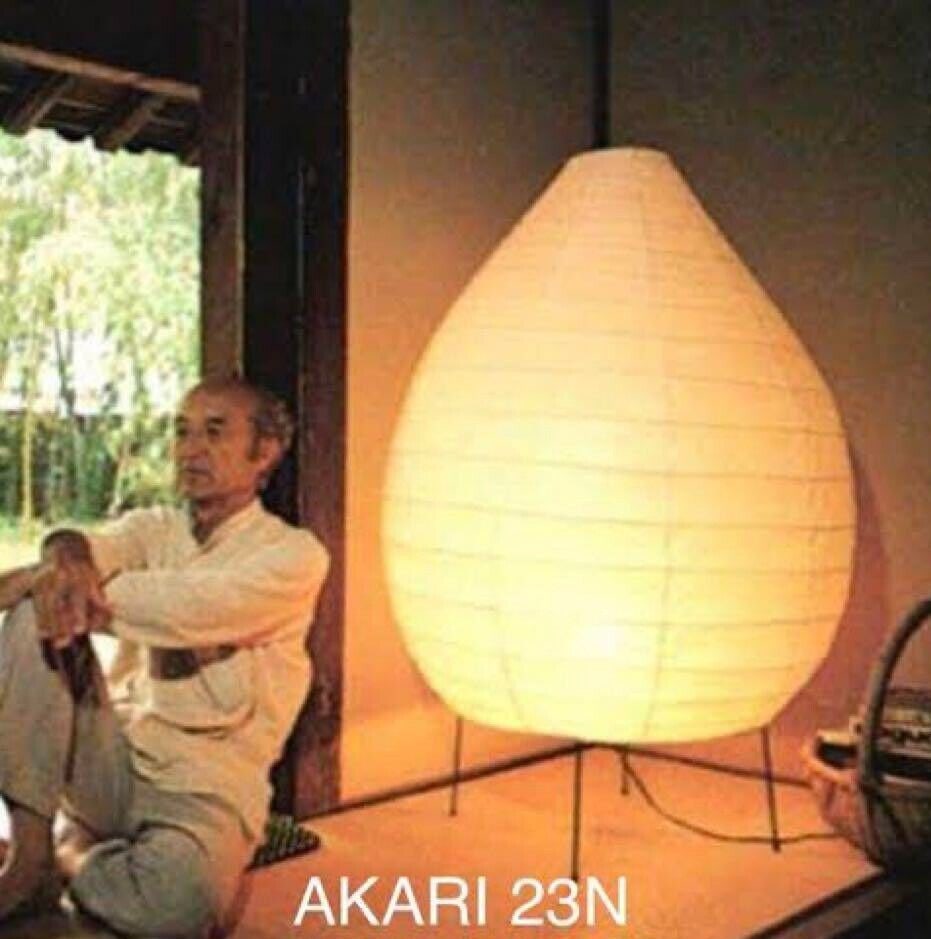 S ISAMU NOGUCHI AKARI 23N 75016 Japanese Paper Stand Lamp 40W LED from Japan F/ (1 of 5)