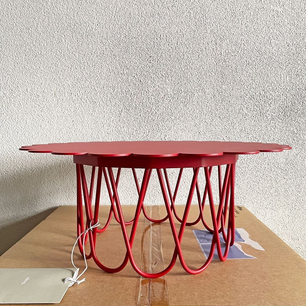Red - vitra Flower Table - Alexander Girard - 1977 - ?60cm - 3