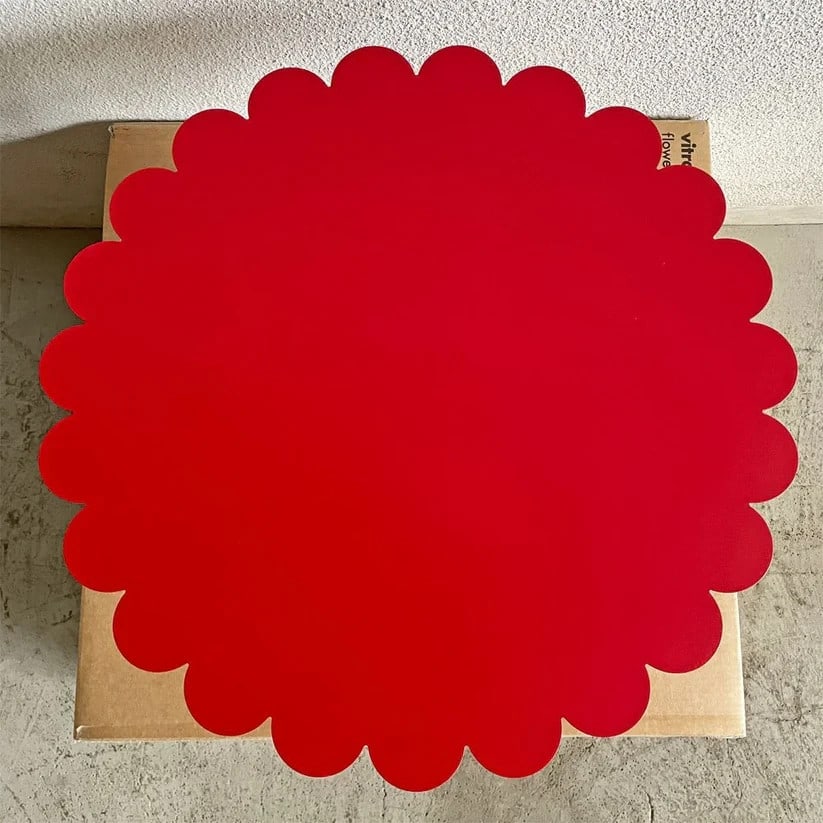 Red - vitra Flower Table - Alexander Girard - 1977 - ?60cm - 4