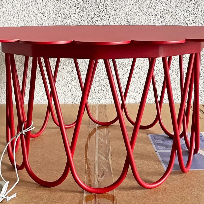 Red - vitra Flower Table - Alexander Girard - 1977 - ?60cm - 5