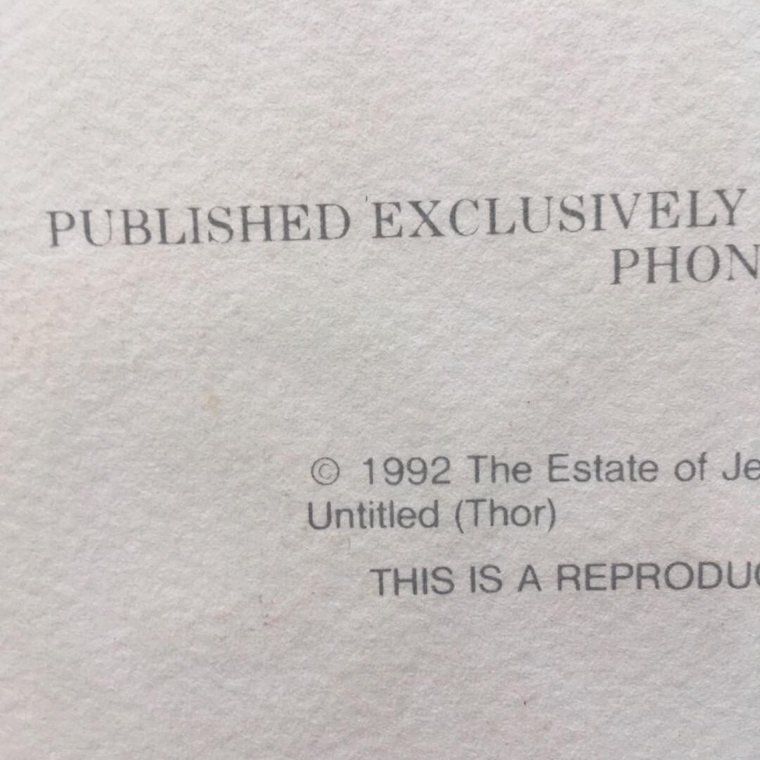 silkscreen Jean Michel Basquiat THOR Thunder God - 8