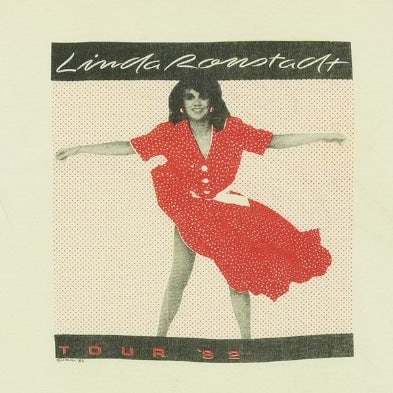 Shirt 1982 Linda Rondstandt Get Closer Tour Jersey - 3