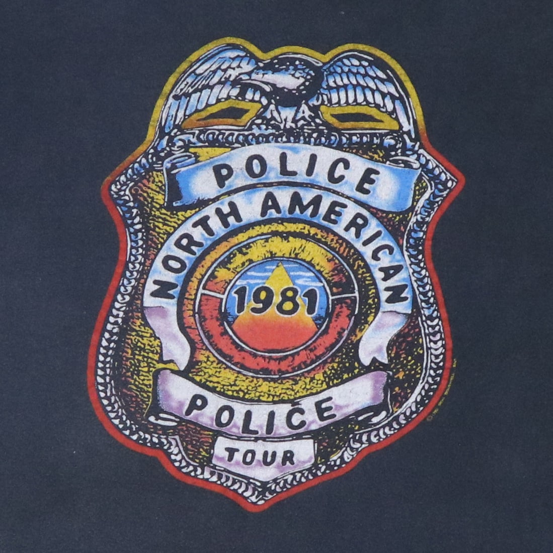 Shirt 1981 The Police North American Tour - 3