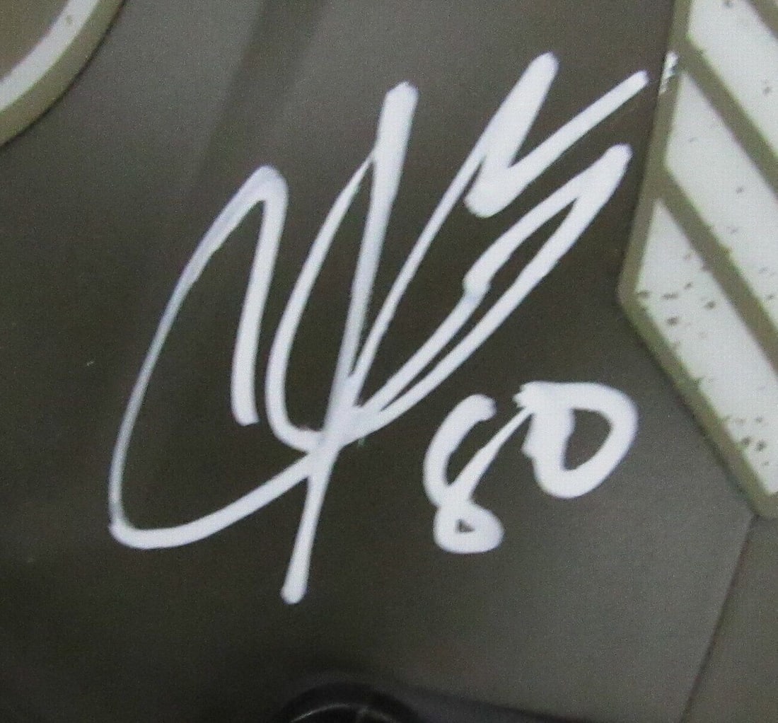 JSA Andre Johnson Autographed Mini Salute To Service Helmet Houston Texans - 2