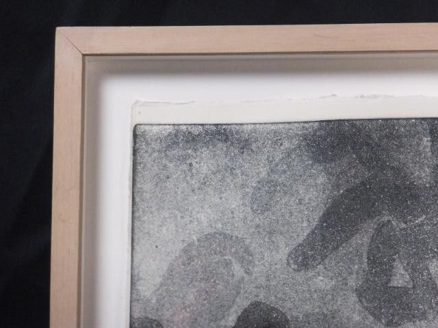 1984 Mary Frank (UK) Original Monoprint on wove Signed in pencil "FLOWERS II" - 9