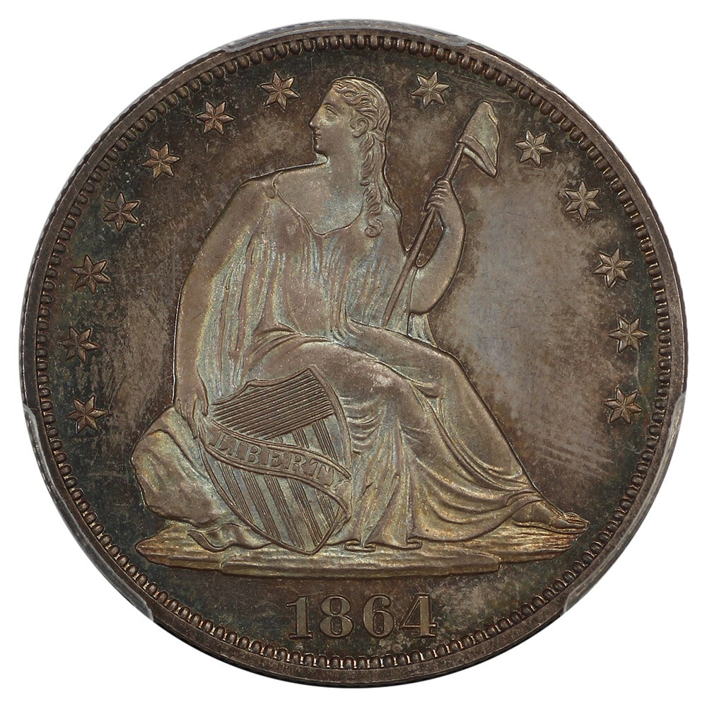 Chrismor 1864 50C PCGS PR66 ex: D.L. Hansen/ - 3