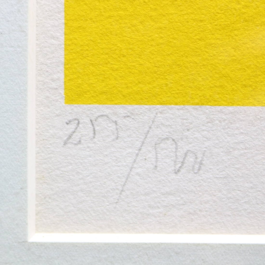 Autograph Ole Kortzau "Samsoe August" Silkscreen Edition Framed with - 7