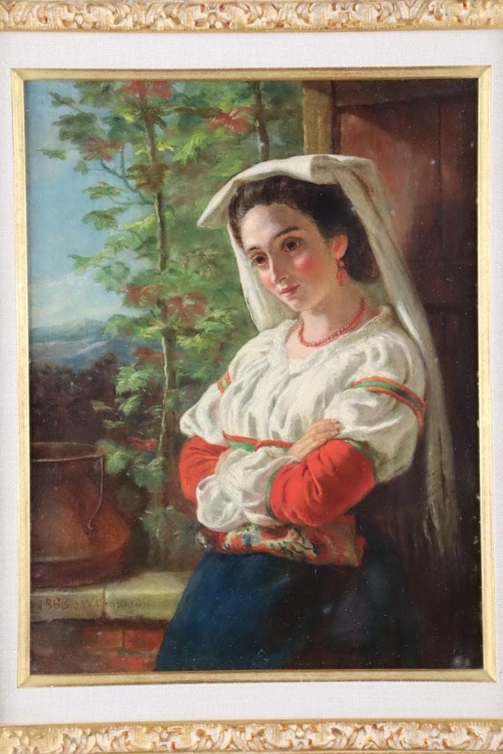 Painting Antique 19th Century Portrait by J.W. Chapman (1888)/ Original Oil: Painting Antique 19th Century Portrait by J.W. Chapman (1888)/ Original Oil This listing features Painting Antique 19th Century Portrait by J.W. Chapman (1888)/ Original Oil. Item specifics are