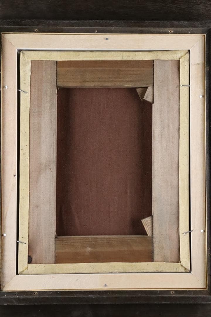 Painting Antique 19th Century Portrait by J.W. Chapman (1888)/ Original Oil - 20