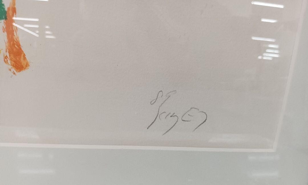 II Kim En Joong Signed Original Lithograph Print Framed ED225 Monde imaginaire - 4