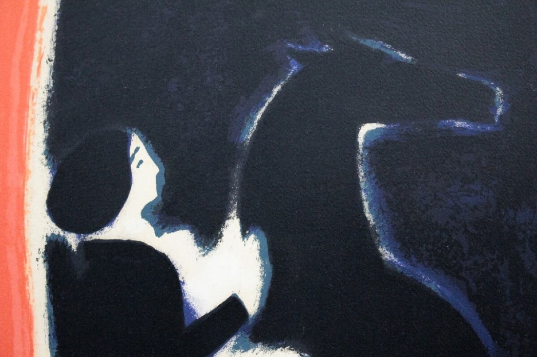 120 Andre Brasilier Original Lithograph "Circus" Signed Framed Limited edition - 3