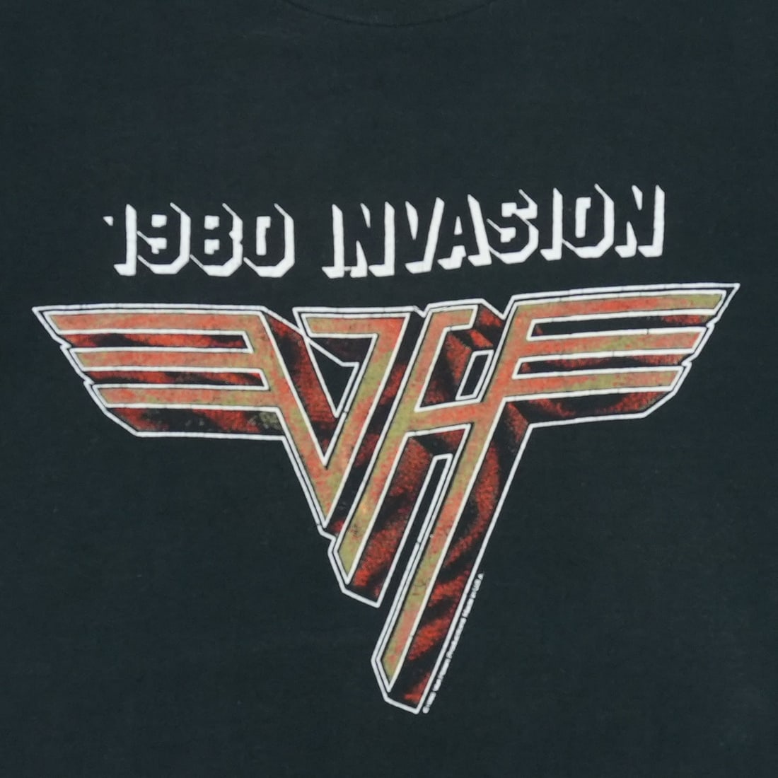 Shirt 1980s Van Halen Invasion Tour - 3