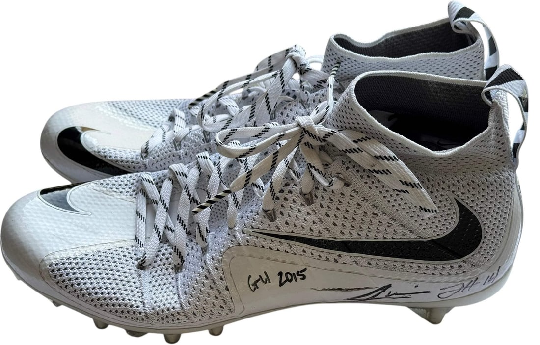 Spikes Jarvis Landry Autographed 2015 Nike Game Used - 2