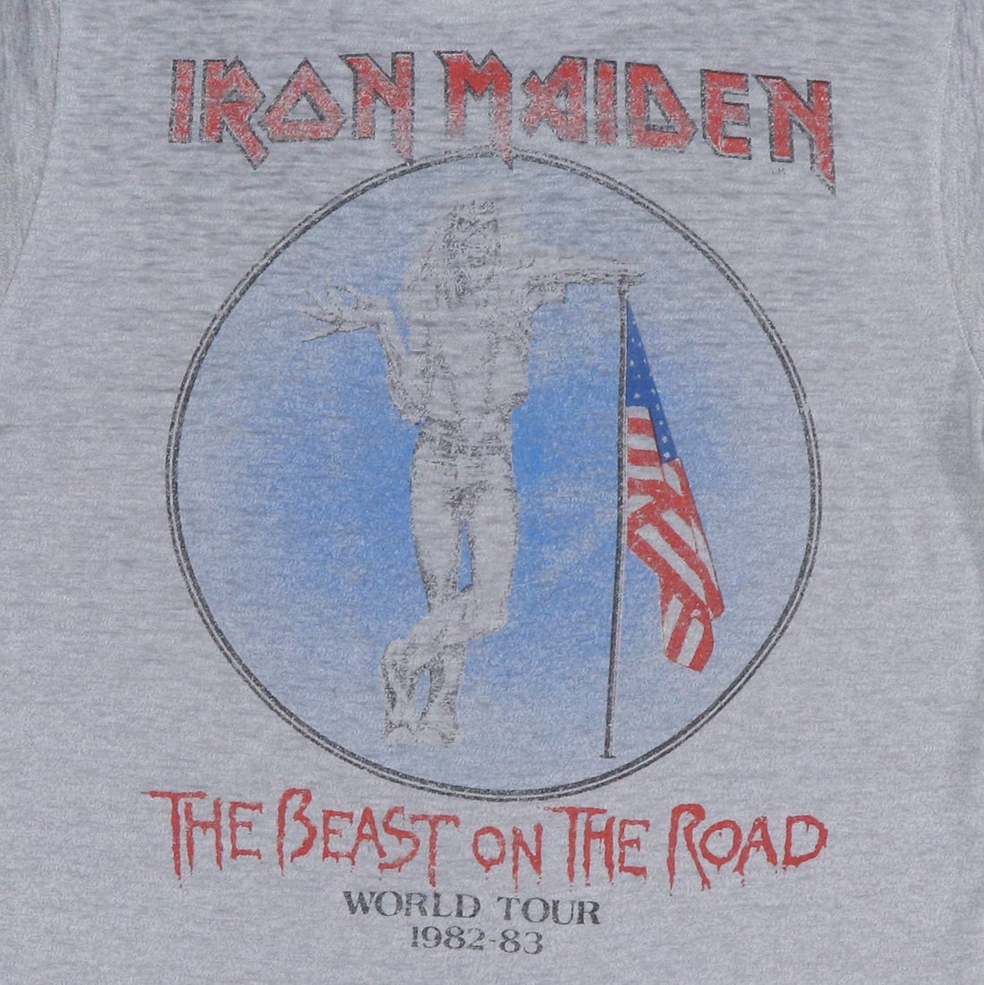 Shirt 1982 Iron Maiden Beast On The Road Tour - 6