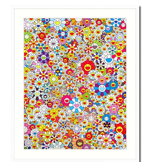 framed Takashi Murakami "Valley of Poporoke" 2011 Edition autographed and - 2