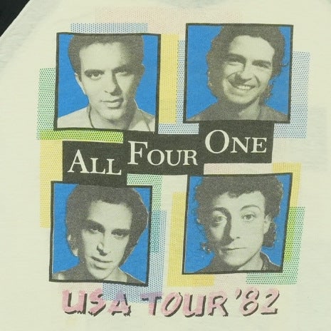 Shirt 1982 The Motels All Four One Tour Jersey - 7