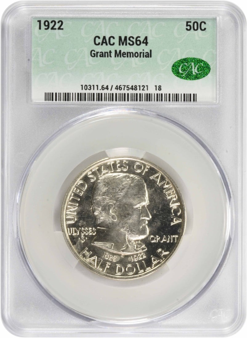 CACG Grant Commemorative Half Dollar 1922 MS64 (1 of 1)