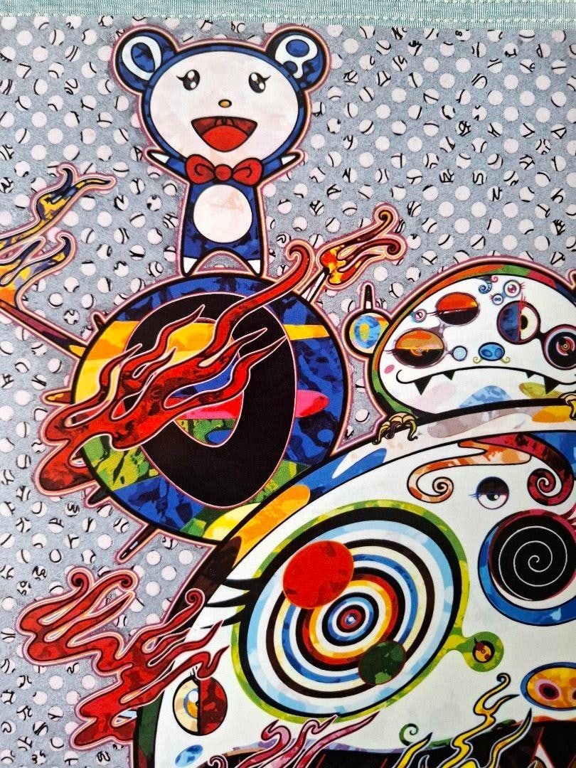 autograph Takashi Murakami "Chaos" Silkscreen Edition with - 10