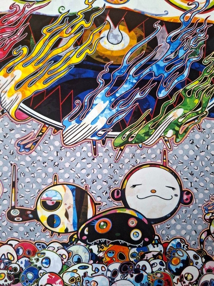 autograph Takashi Murakami "Chaos" Silkscreen Edition with - 11