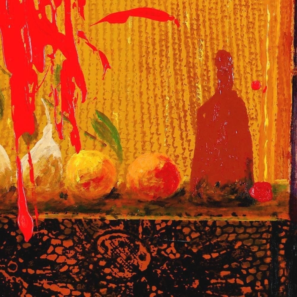 Signed Joaqun Hidalgo (Spain) Original Painting "Still Life II" Oil on Board - 3