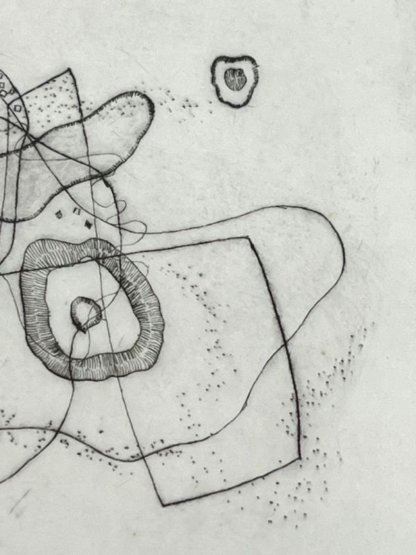 Art Rudolf Jahns Aus dem Leben der Linien 1967 Etching Signed 17/ 25 German - 4