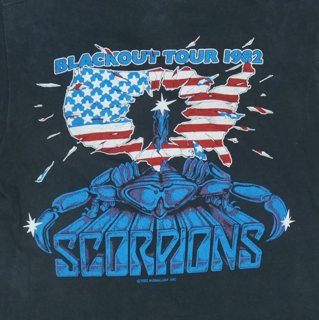 Shirt 1982 Scorpions Blackout Tour - 7