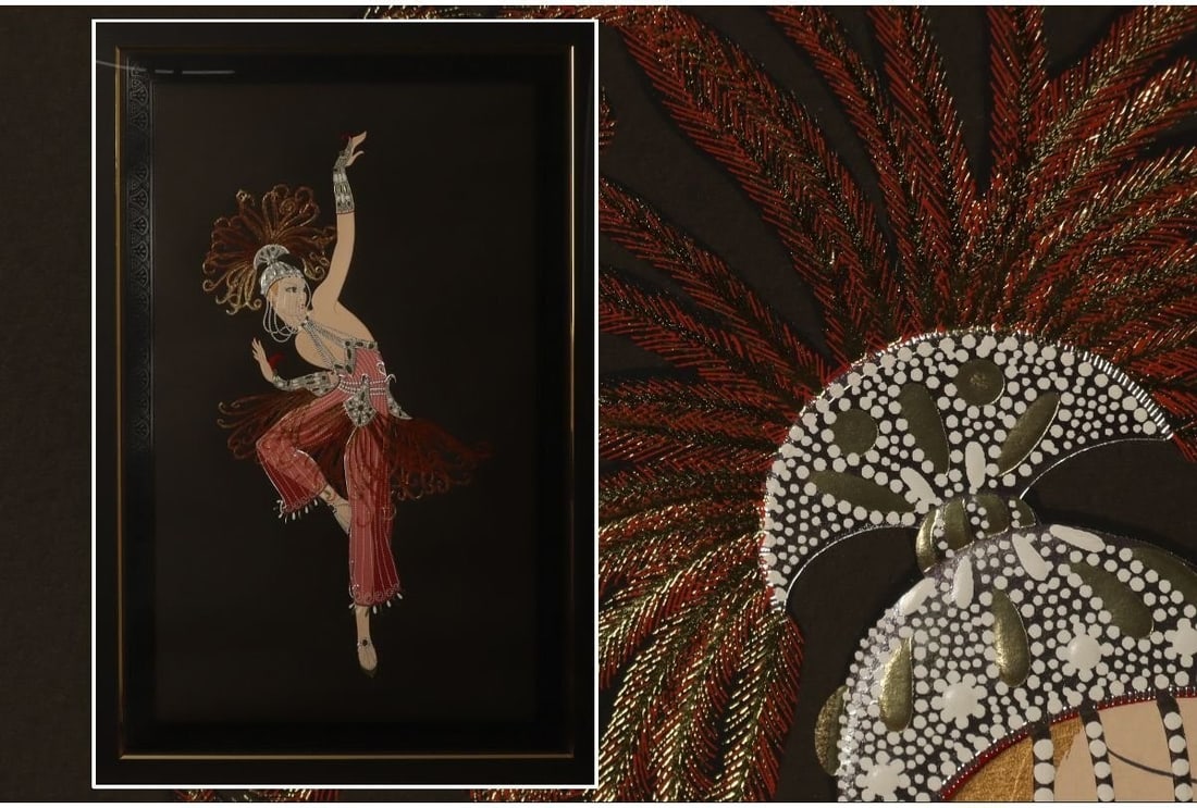 Only ERTE "Firebird" Silkscreen Edition 91/ 300/ Autograph Sheet (1 of 20)